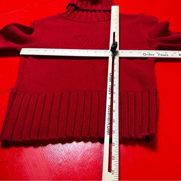 DKNY CROPPED TURTLENECK SWEATER - Picture 3 of 6